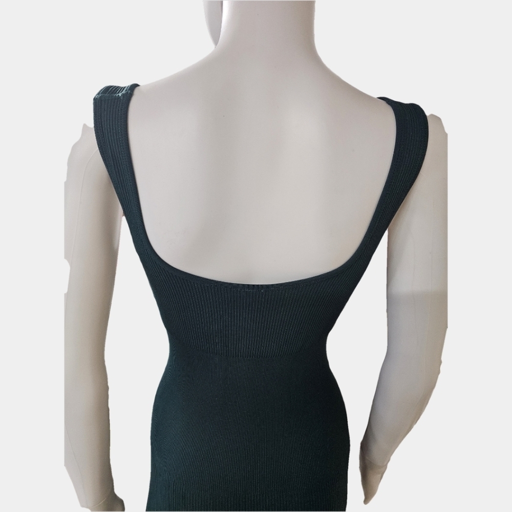 Full Body Seamless Dark Green Yoga/Gym/Workout Jumpsuit Size M - Picture 6 of 10